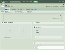 Tablet Screenshot of bio92.deviantart.com