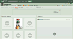 Desktop Screenshot of kuronetsuki.deviantart.com