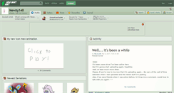 Desktop Screenshot of mewzy148.deviantart.com