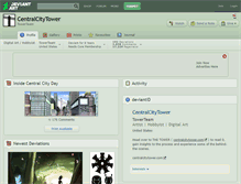 Tablet Screenshot of centralcitytower.deviantart.com