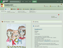 Tablet Screenshot of dudekcm321.deviantart.com