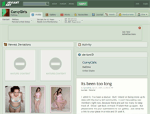 Tablet Screenshot of curvygirls.deviantart.com