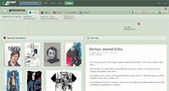 Desktop Screenshot of genuscorvus.deviantart.com