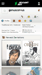 Mobile Screenshot of genuscorvus.deviantart.com