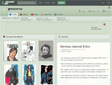 Tablet Screenshot of genuscorvus.deviantart.com