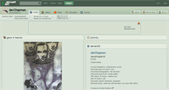 Desktop Screenshot of davchapman.deviantart.com