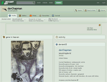 Tablet Screenshot of davchapman.deviantart.com