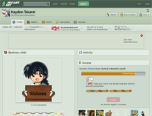 Tablet Screenshot of haydee-takarai.deviantart.com
