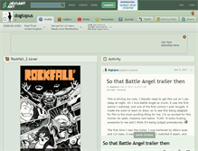 Tablet Screenshot of dogtopus.deviantart.com