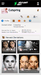 Mobile Screenshot of cutspring.deviantart.com