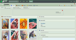 Desktop Screenshot of goouber.deviantart.com