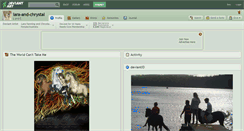 Desktop Screenshot of lara-and-chrystal.deviantart.com