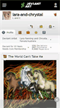 Mobile Screenshot of lara-and-chrystal.deviantart.com