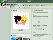 Tablet Screenshot of kawaii-sasunaru.deviantart.com