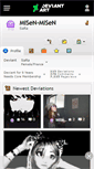 Mobile Screenshot of misen-misen.deviantart.com