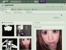 Tablet Screenshot of misen-misen.deviantart.com