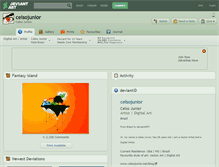 Tablet Screenshot of celsojunior.deviantart.com