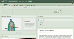 Desktop Screenshot of nostri.deviantart.com
