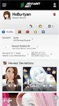 Mobile Screenshot of hobu-tyan.deviantart.com