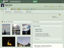 Tablet Screenshot of happy-eyes.deviantart.com