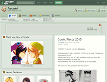 Tablet Screenshot of fuyusuki.deviantart.com