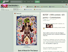Tablet Screenshot of ima-monzter.deviantart.com