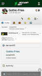 Mobile Screenshot of gothic-fries.deviantart.com