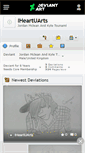 Mobile Screenshot of iheartuarts.deviantart.com