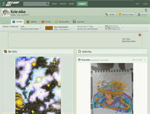 Tablet Screenshot of kcie-aiko.deviantart.com