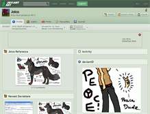 Tablet Screenshot of joico.deviantart.com