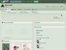 Tablet Screenshot of ezio-creed.deviantart.com