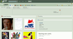 Desktop Screenshot of luparis.deviantart.com