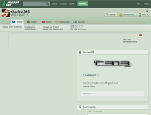 Tablet Screenshot of clueless313.deviantart.com