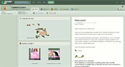 Desktop Screenshot of cookies-love.deviantart.com