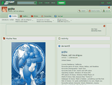 Tablet Screenshot of gojita.deviantart.com