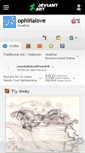 Mobile Screenshot of ophilialove.deviantart.com