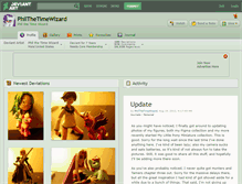 Tablet Screenshot of philthetimewizard.deviantart.com