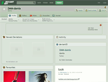 Tablet Screenshot of dmm-damla.deviantart.com