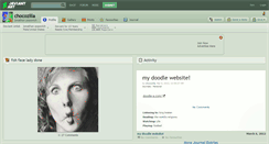 Desktop Screenshot of chocozilla.deviantart.com