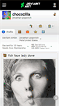 Mobile Screenshot of chocozilla.deviantart.com