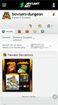 Mobile Screenshot of bowsers-dungeon.deviantart.com