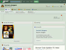 Tablet Screenshot of bowsers-dungeon.deviantart.com