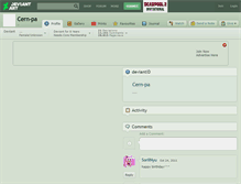 Tablet Screenshot of cern-pa.deviantart.com
