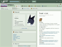 Tablet Screenshot of kiribans.deviantart.com