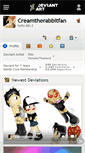 Mobile Screenshot of creamtherabbitfan.deviantart.com