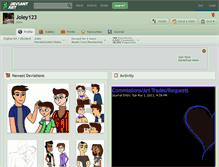 Tablet Screenshot of joley123.deviantart.com