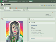 Tablet Screenshot of emptydeath.deviantart.com