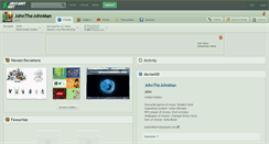 Desktop Screenshot of johnthejohnman.deviantart.com