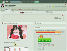 Tablet Screenshot of maky-samanbgd.deviantart.com