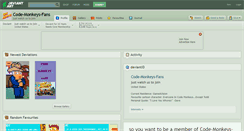 Desktop Screenshot of code-monkeys-fans.deviantart.com